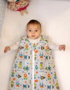 Kids Decor Sac de dormit copii 1 tog KidsDecor Robot Friends din bumbac 60 cm