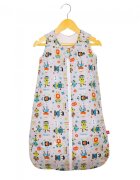 Kids Decor Sac de dormit copii 1 tog KidsDecor Robot Friends din bumbac 60 cm