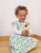 Kids Decor Sac de dormit copii KidsDecor 1.5 tog Tropical din bumbac 140 cm
