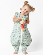 Kids Decor Sac de dormit cu picioruse 3 tog Dino Adventure 130 cm