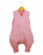 Kids Decor Sac de dormit cu picioruse KidsDecor 1.5 tog Stars in your eyes Pink 130 cm
