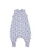 Kids Decor Sac de dormit Kidsdecor cu picioruse si maneci 2 tog Bunny Blue 130 cm