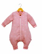 Kids Decor Sac de dormit KidsDecor cu picioruse si maneci 3 tog Stars in your eyes Pink 80 cm
