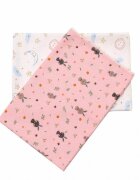 Kids Decor Set 2 scutece finet bebelusi KidsDecor The Bunnies and the Dreamy Sky 70x70 cm
