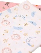 Kids Decor Set 2 scutece finet bebelusi KidsDecor The Bunnies and the Dreamy Sky 70x70 cm