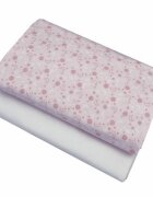 Kids Decor Set cearceafuri Pink Moon KidsDecor cu elastic din bumbac 60x107 cm