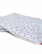 Kids Decor Set protectii patut din bumbac 60x120 cm Baby Bear albastru KidsDecor