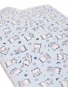 Kids Decor Set protectii patut din bumbac 60x120 cm Baby Bear albastru KidsDecor