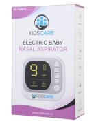 KidsCare Aspirator nazal electric 9 trepte absorbtie 4 varfuri melodii pentru copii lumina de veghe acumulator inclus