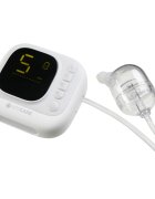 KidsCare Aspirator nazal electric 9 trepte absorbtie 4 varfuri melodii pentru copii lumina de veghe acumulator inclus