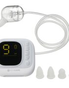KidsCare Aspirator nazal electric 9 trepte absorbtie 4 varfuri melodii pentru copii lumina de veghe acumulator inclus