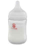 KidsCare Biberon din sticla borosilicat 160 ml cu tetina din silicon