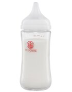 KidsCare Biberon din sticla borosilicat 240 ml cu tetina din silicon