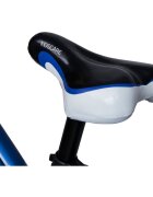 KidsCare Bicicleta pentru copii 2-4 ani HappyCycles 12 inch cu roti ajutatoare si frane pe disc albastru