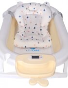 KidsCare Cadita pliabila Bej cu termometru perna reductor jucarii protectie cap cana pliabila
