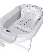 KidsCare Cadita pliabila Gri cu suport metalic termometru perna reductor jucarii protectie cap cana pliabila