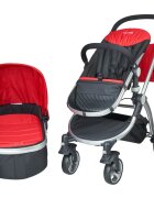 KidsCare Carucior 2 in 1 Veneto rosu