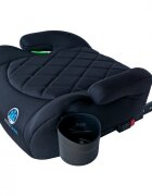 KidsCare Inaltator auto pentru copii FixiGo Negru cu isofix 125-150 cm husa lavabila omologat R129 i-Size