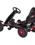 KidsCare Kart cu pedale F618 Air negru