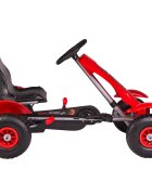 KidsCare Kart cu pedale F618 Air rosu