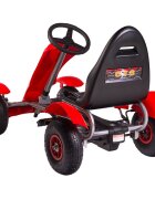 KidsCare Kart cu pedale F618 Air rosu