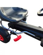 KidsCare Kart cu pedale pentru copii A05 rosu 3-6 ani roti gonflabile