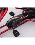 KidsCare Kart cu pedale pentru copii G201 albastru 3-6 ani scaun reglabil