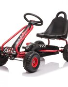 KidsCare Kart cu pedale pentru copii G201 rosu 3-6 ani scaun reglabil