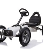 KidsCare Kart cu pedale si roti gonflabile Corssa Alb
