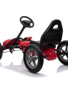 KidsCare Kart cu pedale si roti gonflabile Corssa Rosu