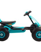 KidsCare Kart cu pedale si roti gonflabile Driver albastru