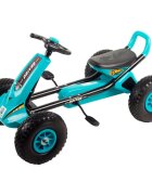 KidsCare Kart cu pedale si roti gonflabile Driver albastru