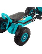 KidsCare Kart cu pedale si roti gonflabile Driver albastru