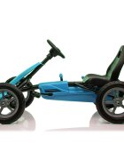 KidsCare Kart cu pedale si roti gonflabile Karera Albastru