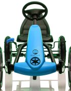 KidsCare Kart cu pedale si roti gonflabile Karera Albastru