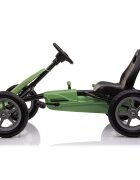 KidsCare Kart cu pedale si roti gonflabile Karera Verde