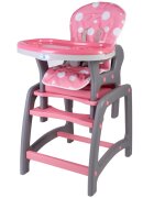 KidsCare Scaun de masa multifunctional Roz