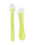 KidsCare Set 2 lingurite flexibile din silicon verde