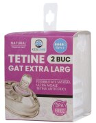 KidsCare Set 2 tetine din silicon fara BPA 6 luni+