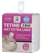 KidsCare Set 2 tetine din silicon fara BPA 9 luni+