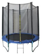 KidsCare Trambulina cu scara si plasa de protectie 244 cm