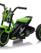 KidsCare Tricicleta pentru copii G301 Verde cu pedale 3-6 ani cu functie de deplasare inainte si inapoi si structura metalica