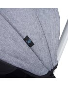 KidsCare Tricicleta pentru copii Impera Kaki pliabila scaun rotativ copertina de soare maner pentru parinti roti din cauciuc dispozitiv de franare suport pentru pahar si cos depozitare jucarii