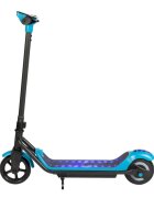 KidsCare Trotineta electrica pentru copii E71 Albastru motor 110W baterie 24V 2.5Ah viteza 12-15 kmh bluetooth lumini