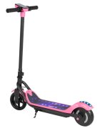 KidsCare Trotineta electrica pentru copii E71 Roz motor 110W baterie 24V 2.5Ah viteza 12-15 kmh bluetooth lumini