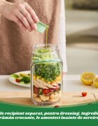 Kidscenter Caserola alimentara cu capac etans reutilizabila fara BPA 1l