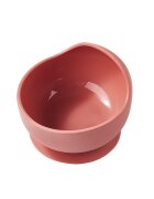Kidscenter Castron din silicon cu ventuza antiderapanta BPA free 6+ luni rosu