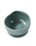 Kidscenter Castron din silicon cu ventuza antiderapanta BPA free 6+ luni verde