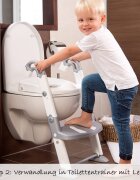 KIDSKIT Scara cu reductor wc si olita white persilber