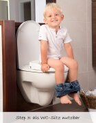 KIDSKIT Scara cu reductor wc si olita white persilber